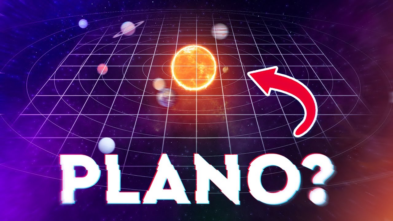 Por Que o Sistema Solar é PLANO?