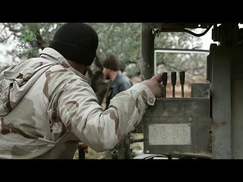 استهداف مطار حماة العسكري بصواريخ غراد من قبل حركة أحرار الشام الإسلامية