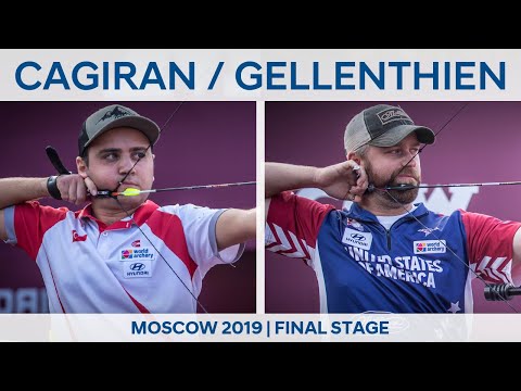 Evren Cagiran v Braden Gellenthien – compound men quarterfinal | Moscow 2019 World Cup Final