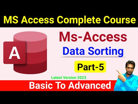 Office | MS Access | MS Access Day 5 | MS Access full Course | Data Sorting | Ascending | Descending