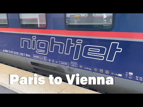 Nightjet Train - Paris to Vienna