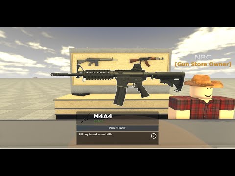 Advanced GTA V Style Gun Store System (ROBLOX)