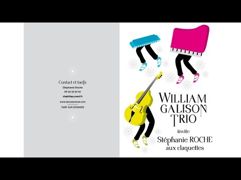 Spectacle William Galison invite Stéphanie Roche aux claquettes