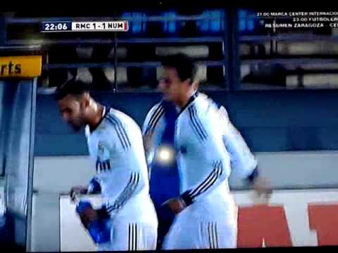 Castilla 1 Numancia.1 gol de Oscar Plano