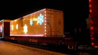 preview picture of video 'Canadian Pacific Holiday Train - Davenport, Iowa 2008'