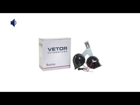 OUÇA O SOM DA BUZINA VT204 - TIPO CARACOL ESPECIFICA CITROEN / PEUGEOT