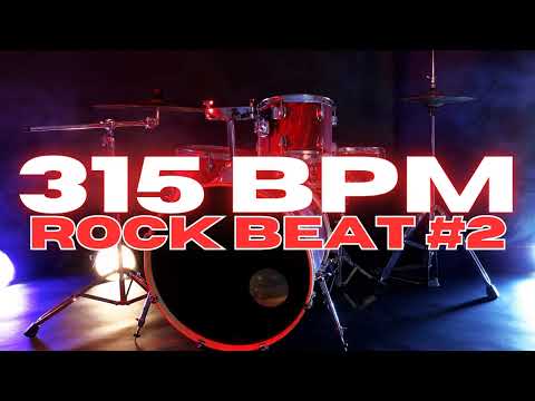 315 BPM - Rock Drum Beat - Loop 2