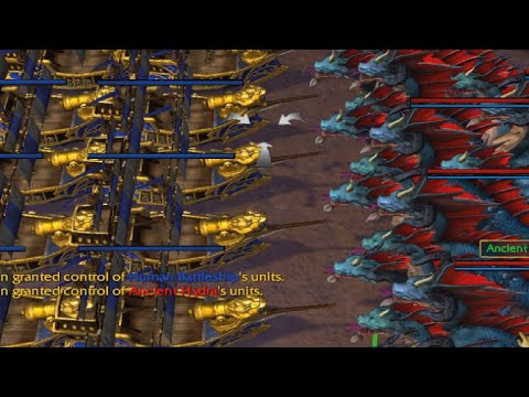 【小黄】20 Human Battleship vs 13 Ancient Hydra (All NoGradeUp) Reforged