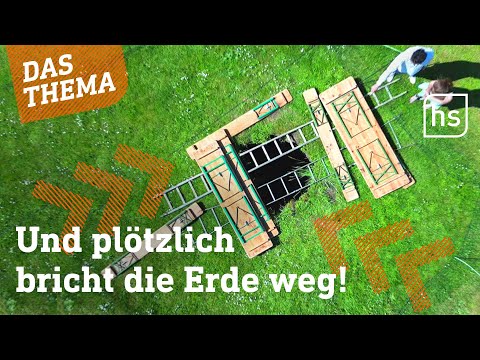 Mysteriöser Abgrund in Familiengarten in Linden | hessenschau DAS THEMA