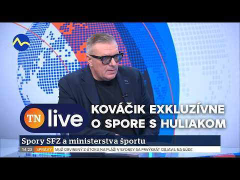 Ján Kováčik: Ak bude minister ďalej zadržiavať financie, hrozí krach SFZ | TN live