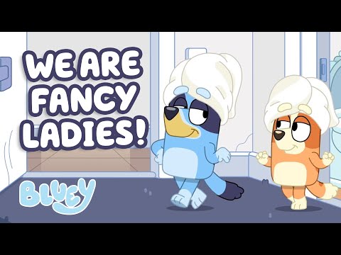 Olympia and Melinda's Spa Bath 🛁 💙 | I Love Bubbles! 🫧 | Bluey Season 3 Highlight - Relax | Bluey