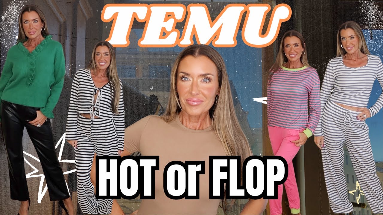 Temu Fall Try on haul | TEMU Hot or Flop try on | Hotmess Momma Vlogs