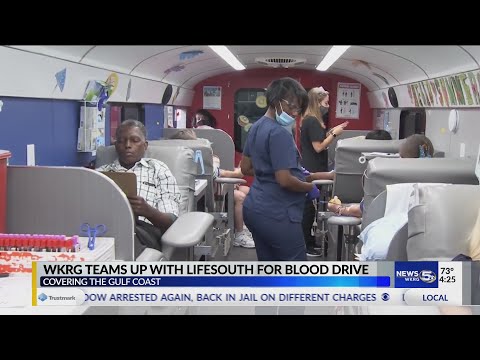 LifeSouth to hold blood drive at WKRG Studios