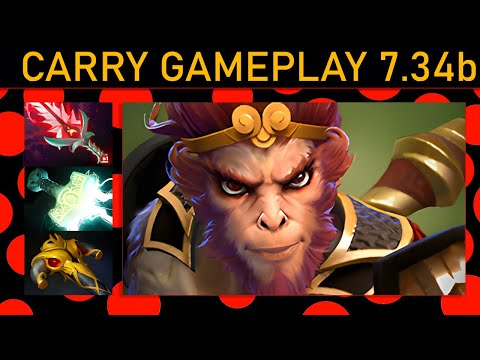 ⭐20+ Kills! Monkey King Carry Gameplay - Dota 2 Top MMR