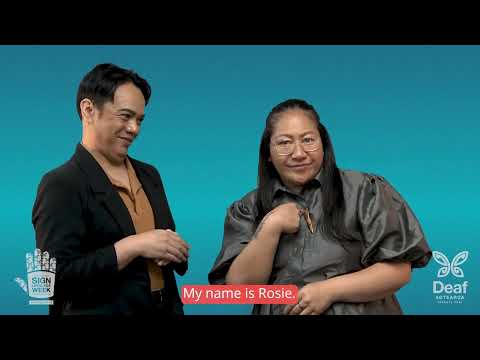 How to Sign Put Up With in NZSL