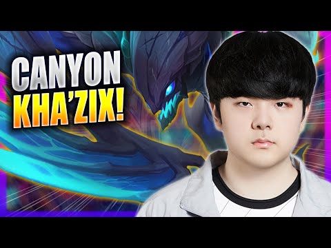 CANYON DESTROYING WITH KHA'ZIX! - DK Canyon Plays Kha'zix JUNGLE vs Graves! | Season 2023