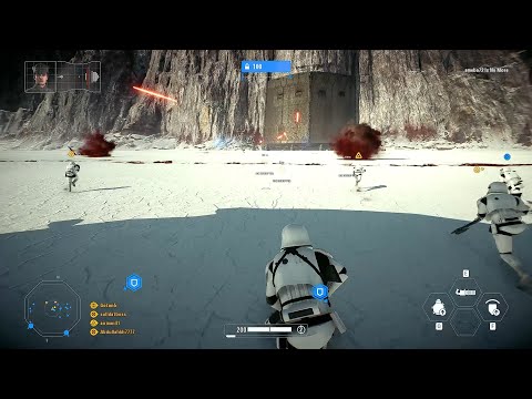 Crait map (attacking) - it's been a while - I did my job - in Battlefront II (Star Wars)