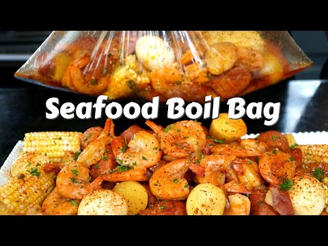 How To Make a Seafood Boil Bag At Home | Easy Shrimp Boil Recipe #MrMakeItHappen #seafoodboil