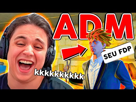 VIREI ADM na CIDADE e TROLLEI GERAL😂 GTA RP (Paulinho o LOKO)