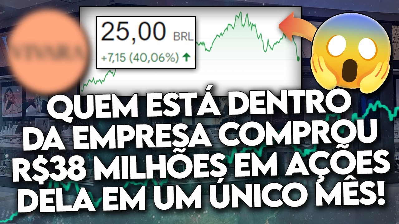 10 AÇÕES que os DONOS e DIRETORES estão COMPRANDO! (Os INSIDERS acham que está BARATO?) - TOP 10