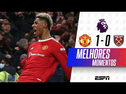 Gols e lances de Manchester United x West Ham