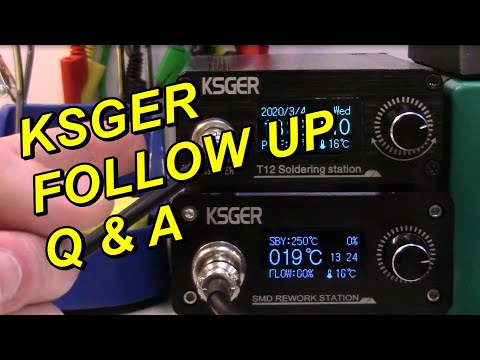 KSGER T12 & 858D Station Follow Up & Questions Answered
