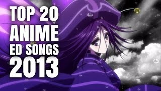 My Top 20 Anime Ending Songs 2013