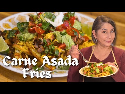 Carne Asada Fries Recipe at Home - Homemade Carne Asada Fries by "Red or Green?"