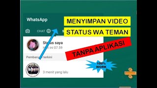 Download lagu HOW TO SAVE FRIENDS' STATUS VIDEOS IN THE GALLERY WITHOUT AN APPLICATION mp3 Download lagu HOW TO SAVE FRIENDS' STATUS VIDEOS IN THE GALLERY WITHOUT AN APPLICATION mp3