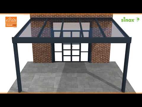 SİNAX Veranda ve Sineklik Sistemleri 3d Montaj Animasyonu