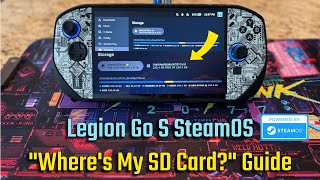 Legion Go S No Micro SD Card Fix For SteamOS