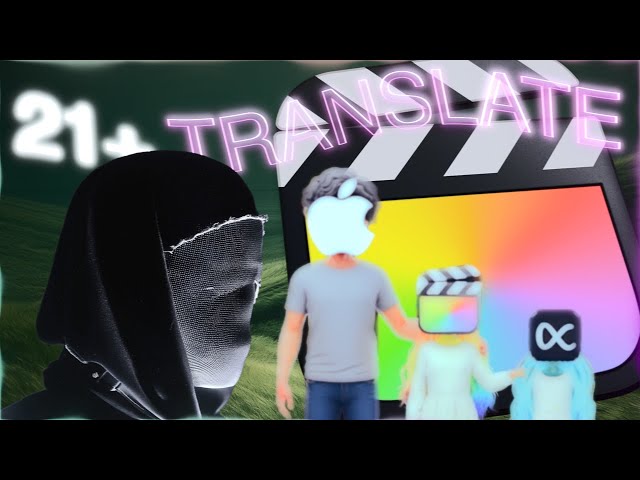 Final Cut Pro AI Translation - 21+ Languages to English with 3D Subtitles