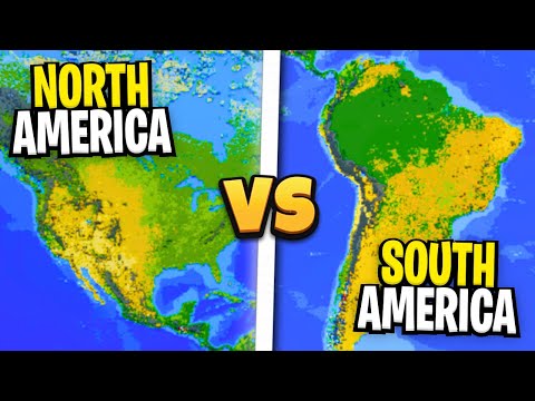 Would North America or South America Win? - WorldBox