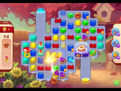 HomeScapes Level 3652 no boosters (18 moves)