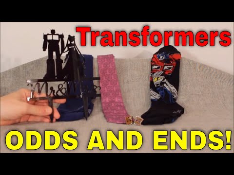 Transformers Odds and Ends (Tie, Cuff Links, Socks and Cake Topper) - GotBot True Review NUMBER 559