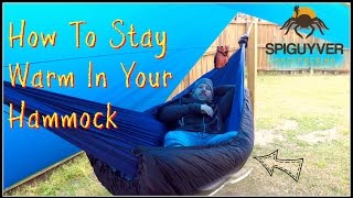 How to Stay Warm in your Hammock - Bottom Insulation