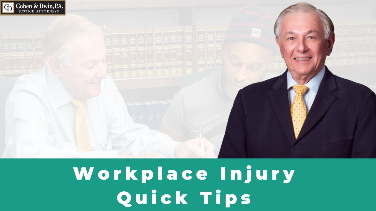 Maryland Workplace Injury Tips