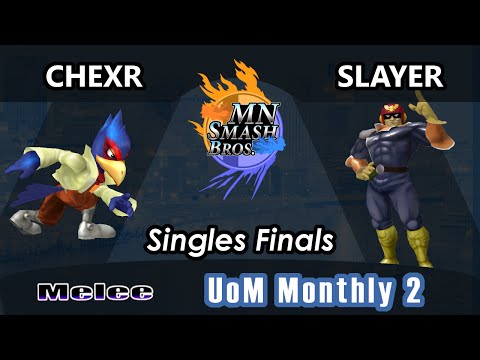 U of M Monthly 2 - Melee Singles: Chexr (Falco, Sheik) vs. Slayer (Falcon)