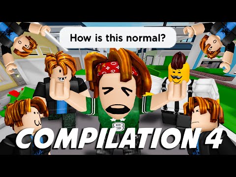 A NORMAL LIFE IN BROOKHAVEN / ROBLOX Brookhaven 🏡RP - FUNNY MOMENTS COMPILATION #4