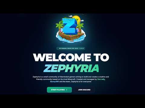 Zephyria - Minecraft Vanilla Server IP