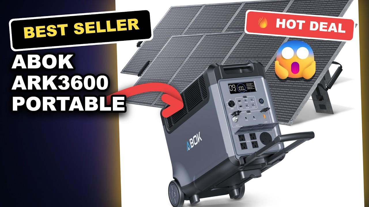 ABOK Ark3600 Portable Power Station Honest Review: Best Home Backup and Camping Solution?