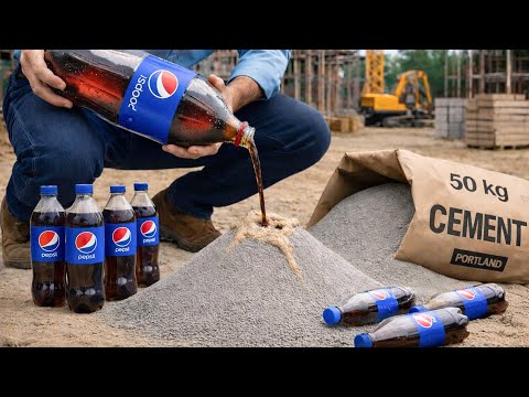 Schütte Pepsi in Zement und du wirst mir danken. Milliarden von Menschen kennen dieses Geheimnis nic