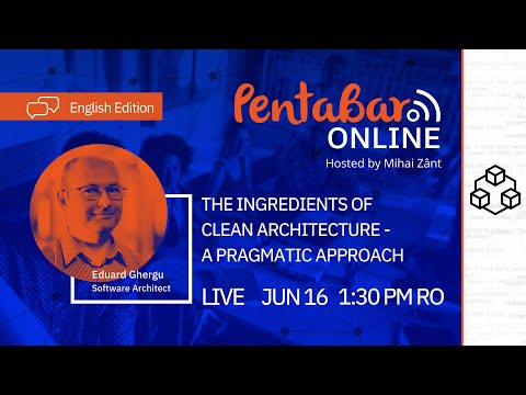 PentaBAR Webinar // The Ingredients of Clean Architecture: A Pragmatic Approach