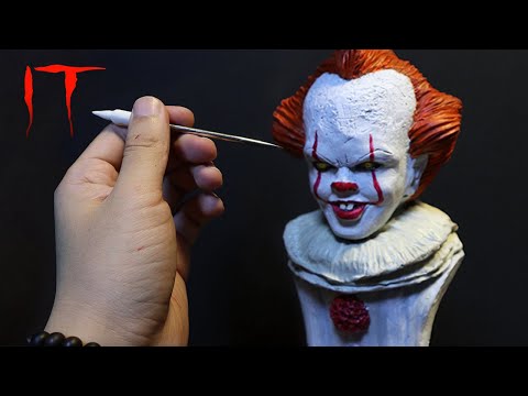 Sculpting Pennywise from IT | 페니와이즈 피규어 만들기