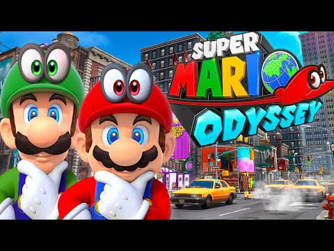 Super Mario Odyssey - 2 Player Co-Op - Full Walkthrough [HD]