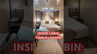 Inside Cabin on the Celebrity Summit! #celebritycruises  #insidecabin
