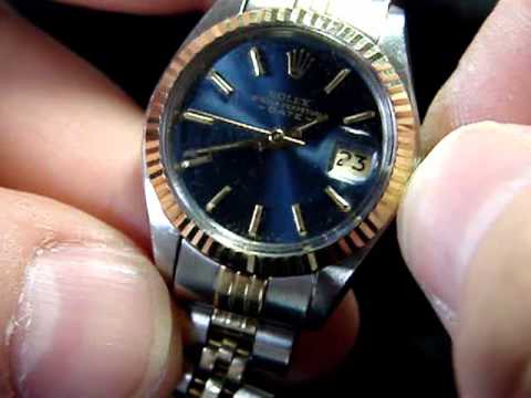 How to Wind and Set a Ladies Rolex Datejust Non-Quickset
