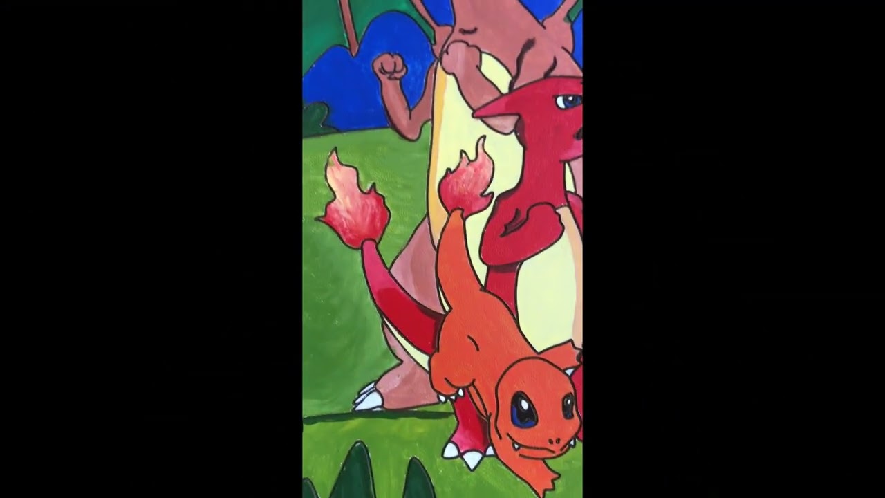 Pokémon Iniciais - Quadro Gravado a Laser em alto relevo Colorido