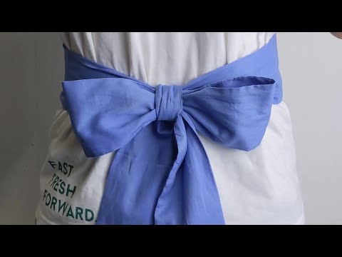 How to Tie a Perfect Sash Bow #sashbow