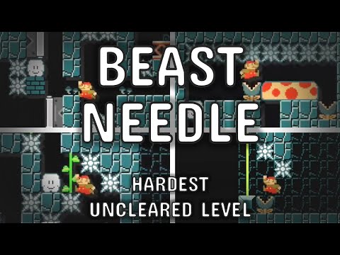 [SMM1] Beating The Hardest Uncleared Level: Beast Needle